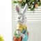 Glitzhome® 17.25" Easter Bunny Boy with Carrots Table Décor